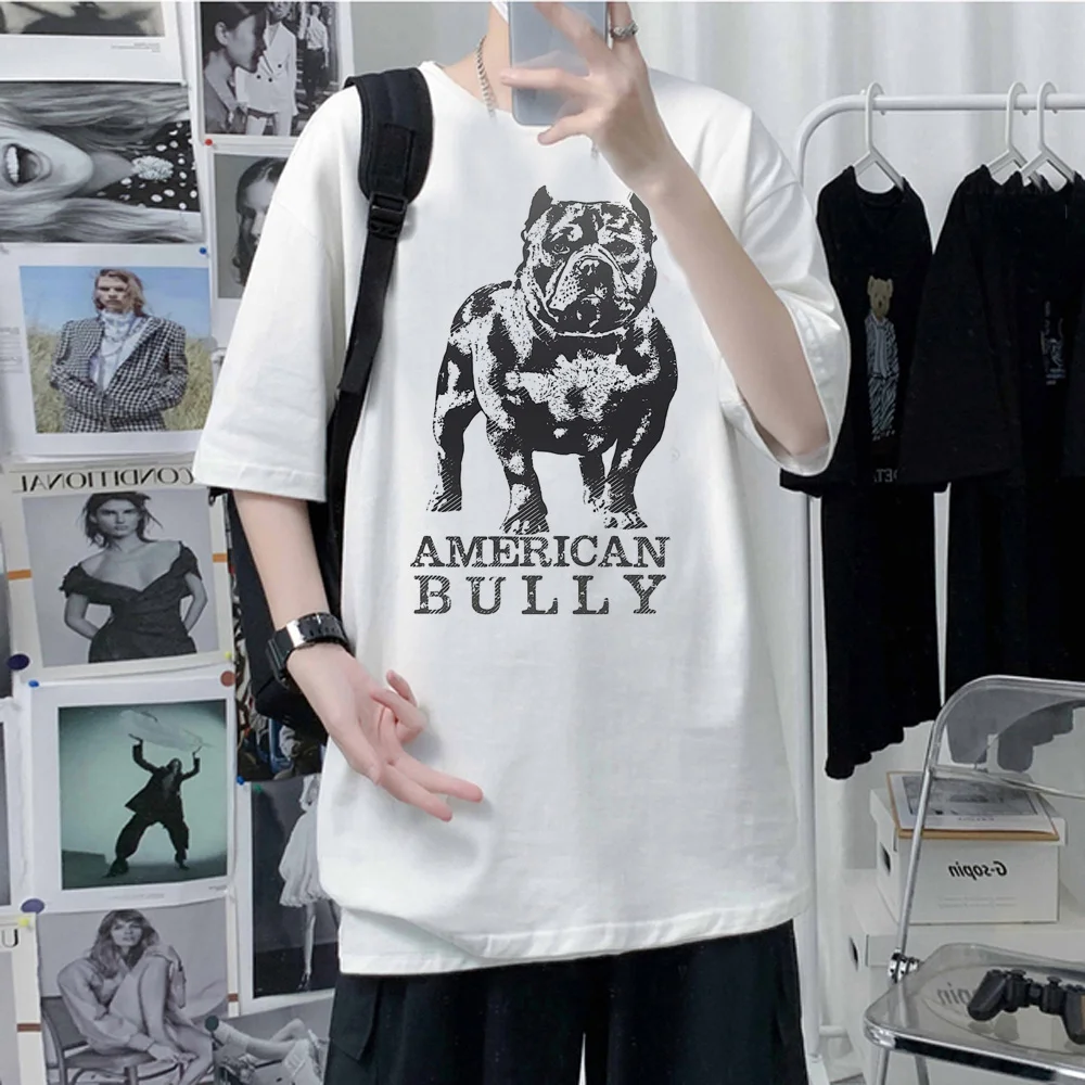 American Bully Top Men Anime Comic Manga Tshirt Uomo Comic Graphic Abbigliamento