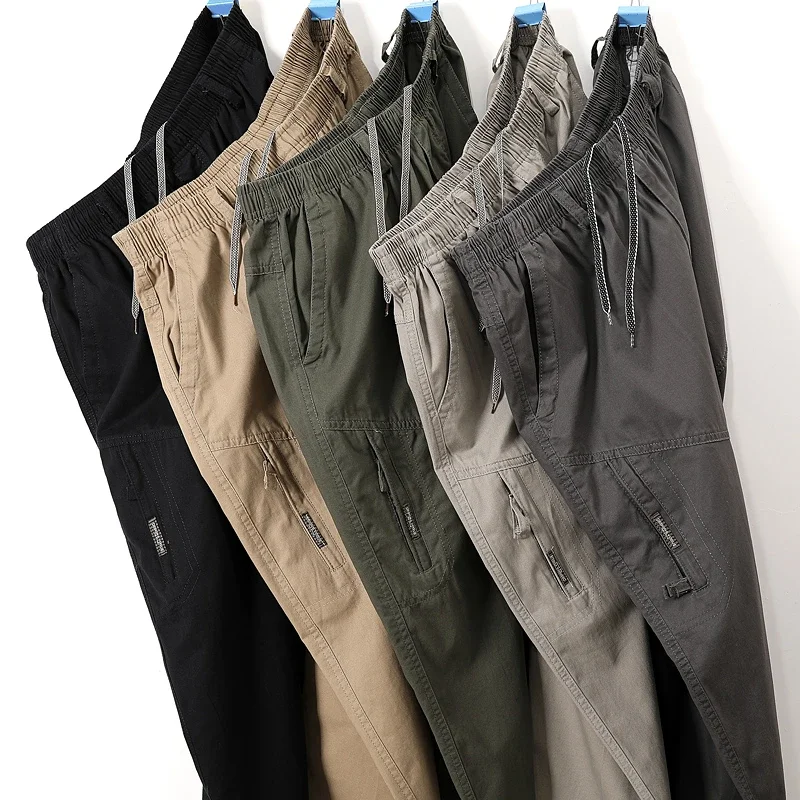 Pantalones Deportivos Para Hombre Con Múltiples Bolsillos, Trekking, Senderismo, Tejido Elástico Transpirable
