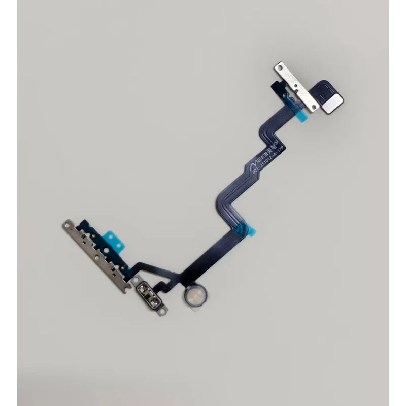 아이폰 1117 Pro용 전원 볼륨 LED 플래시 스위치 플렉스 케이블, 아이폰 XR 17 Pro처럼 보이는 DIY 후면 하우징
