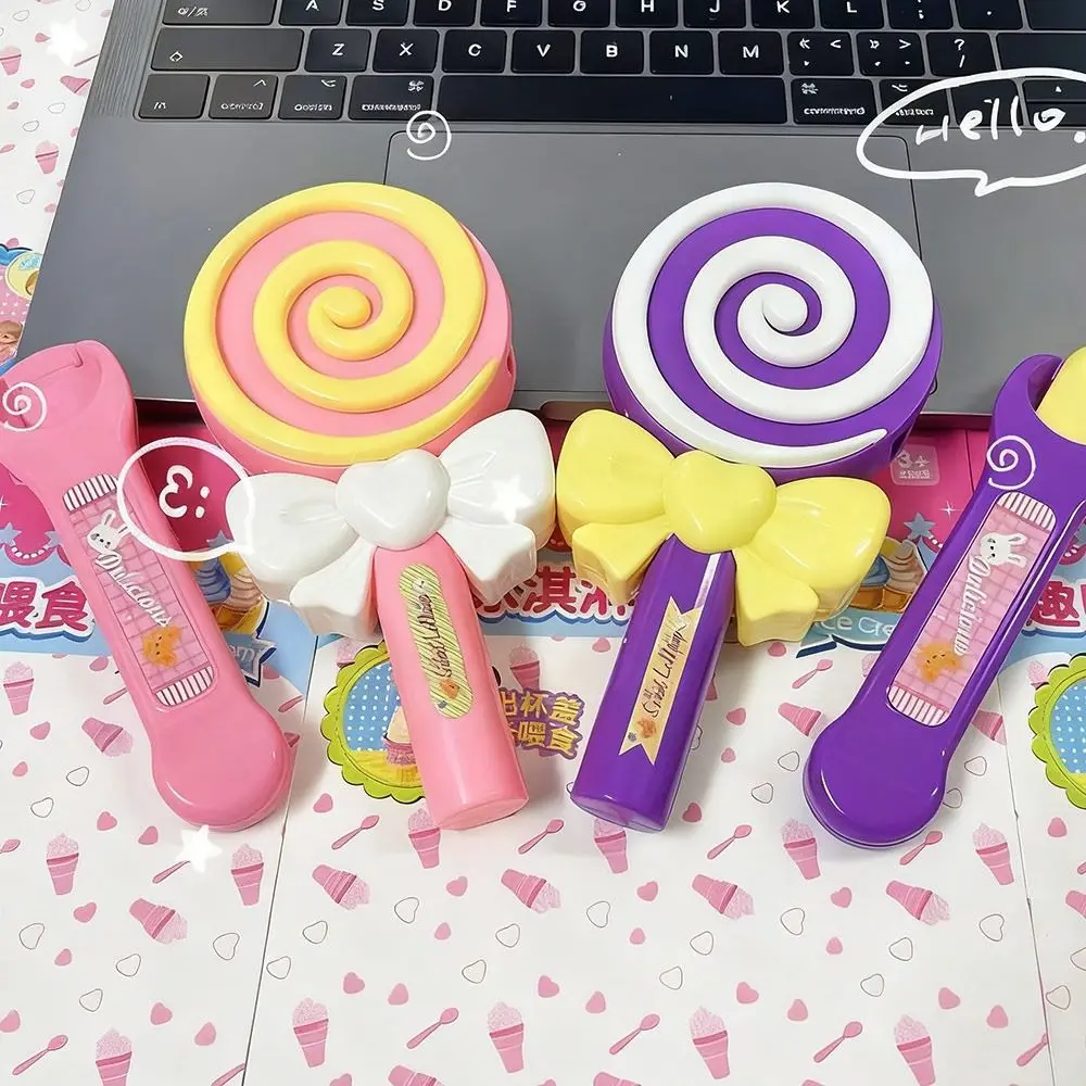 Kawaii Lollipop Food Feeding Japanese Simulation Role Play Portable Interactive Play Pudding Feeding Kid Gift
