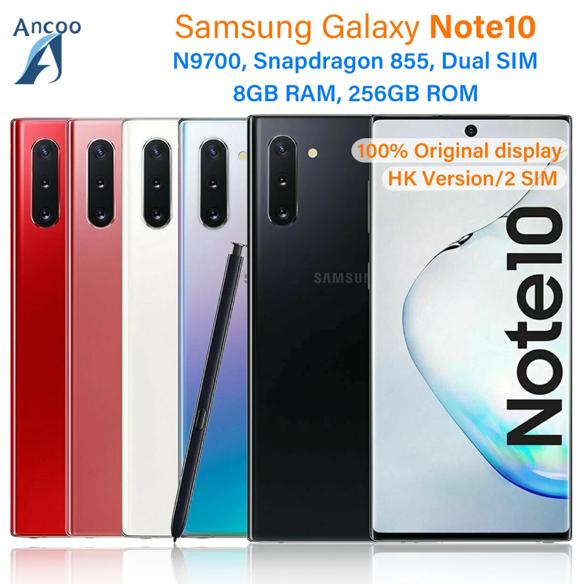 Samsung Galaxy Note10 N9700 256gb Note 10 Dual Sim Snapdragon 855 Octa Core 6 3 Triple.jpg Samsung Galaxy Note10 N9700 256gb Note 10 Dual Sim Snapdragon 855 Octa Core 6 3 Triple.jpg