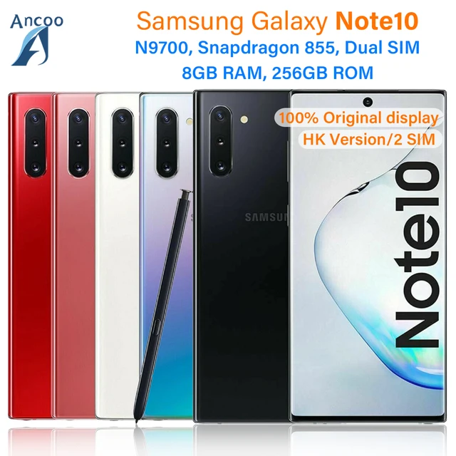 Samsung Galaxy Note10 N9700 256gb Note 10 Dual Sim Snapdragon 855 Octa Core 6 3 Triple.jpg