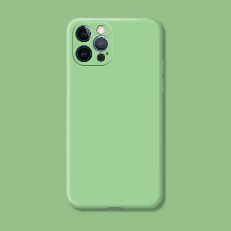 Elegant Fine Hole Silicone Matte Phone Case - Soft Protective Bumper Back Cover
