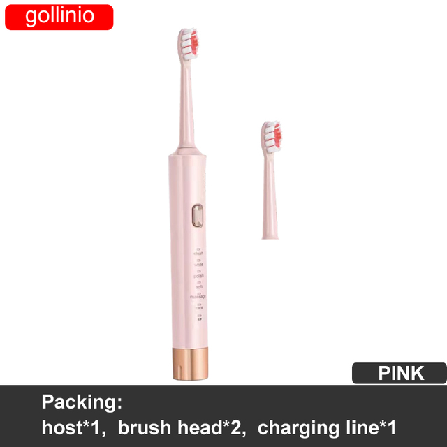 Electric Toothbrush Usb fast charging GL62A Adult  electr teeth brush Rechargeable prodent  Replacement Head case