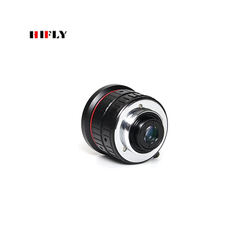 HIFLY 1/1.8인치 10MP 2.8mm 광각 수동 고정 초점 C 마운트 머신 비전 산업용 렌즈