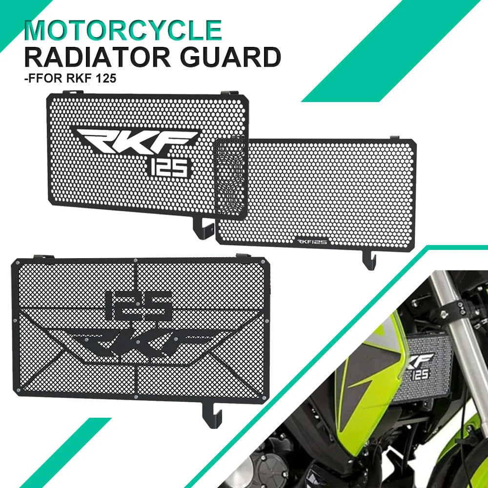 

Motorcycle Accessories Aluminum FOR KEEWAY RKF 125 RKF125 Kit RKF-125 Oil Cooler Cover Protector Radiator Protection Grill Guard