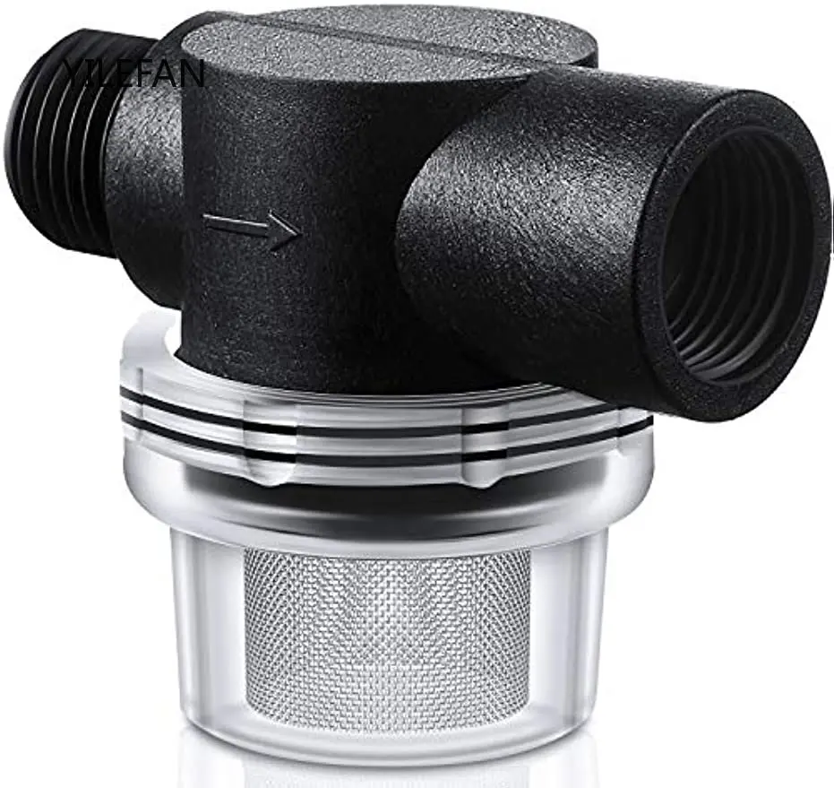 Water Pump Strainer Filter RV Replacement 1/2 Inch Twist-On Pipe Strainer Compatible with WFCO or Shurflo Pumps