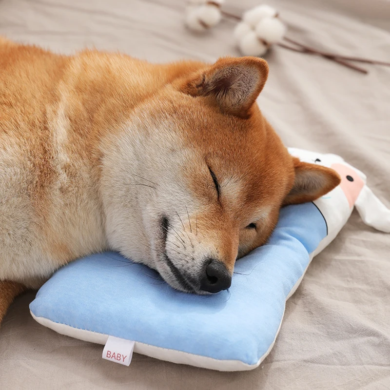Cute Pet Pillow Bed For Lovely Shape Plush Large Dog Pillow Mat High Elastic Cat Sleeping Pillows pet bed pet bed mat pet dog cushion