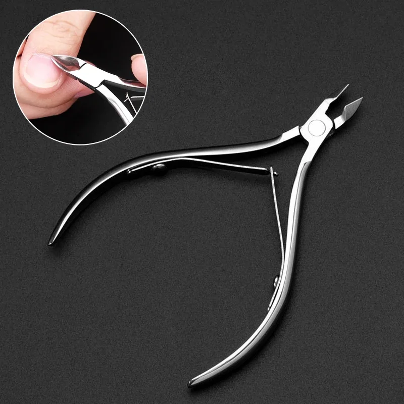 Stainless Steel Nail Cuticle Nail Care Trimmer Cuticle Nippers Nail Manicure Scissors Clippers Dead Skin Pedicure Cutters Tools