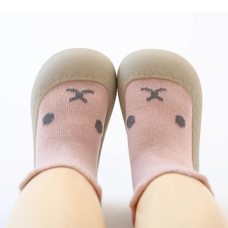 Baby Socks Shoes Infant Cute Cartoon Boy Girl Shoes Soft Rubber Sole Child Floor Sneaker BeBe Booties Toddler Girls First Walker baby shoes sneakers shoes soft sole shoes