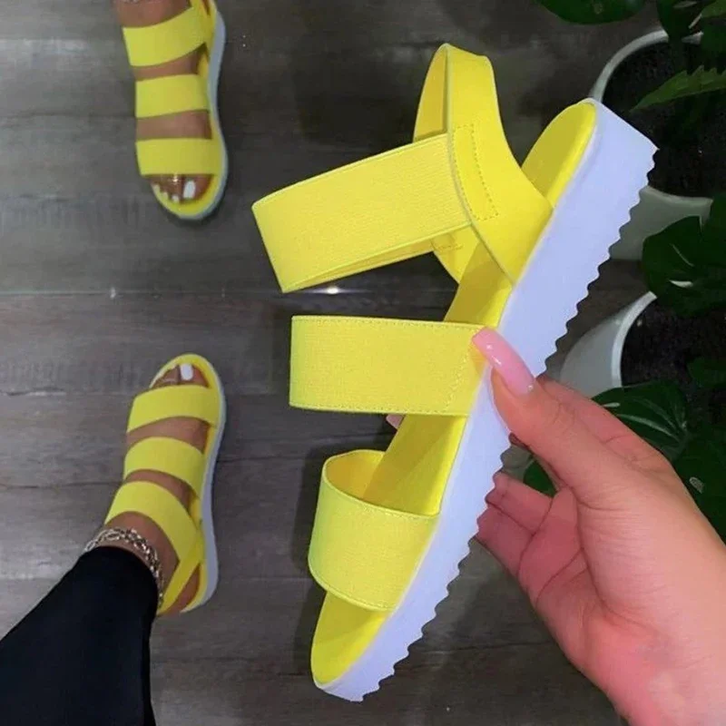 

Босоножки Maogu женские на плоской подошве, повседневная обувь без застежки, модные сандалии, цвет черный, лето 2024