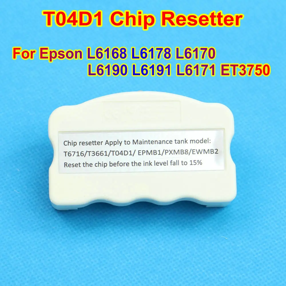 

T04D1 Waste Ink Box Reset Kit T6716 Maintenance Tank Chip Resetter T3661 For Epson L6168 L6178 L6198 L6170 L6190 L6191 ET3750
