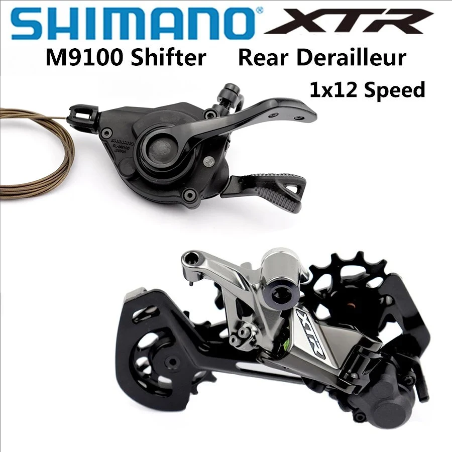 Patte Extérieure Shimano XTR RD-M9100 SGS – 12 Vitesses – Cage Longue – Neuf