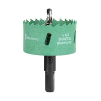 Foret de scie cloche bimétallique pour bois, 16-200mm, en acier HSS, nouvelle scie cloche à noyau M42 adaptée à l'ouverture de plaques de plâtre en Downlight, 1 pièce 2