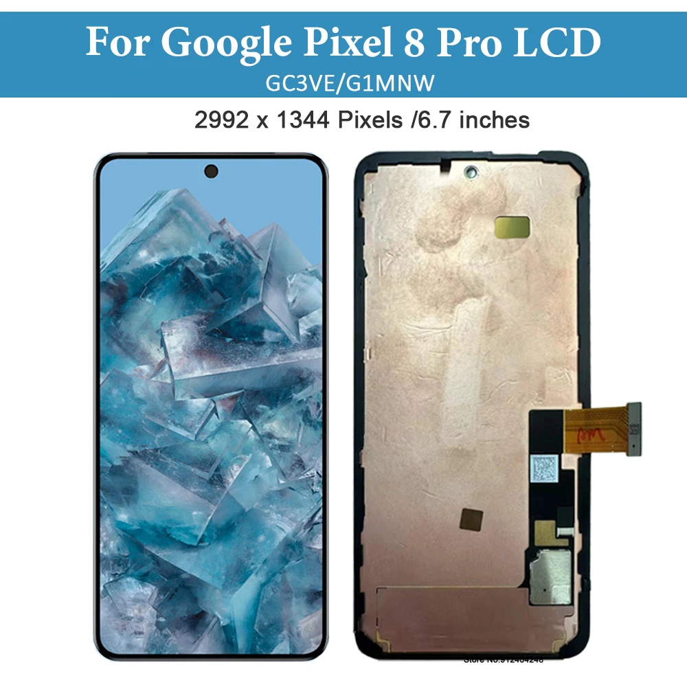 ЖК-дисплей 6,7 дюйма для HTC Google Pixel 8 Pro