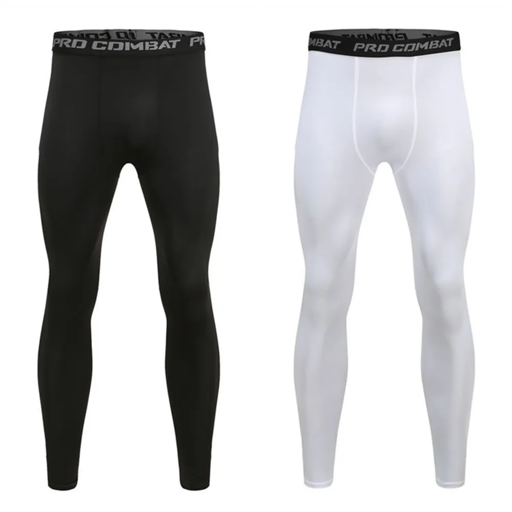 Men Compression Base Layer Running Tight Shorts Sport 3/4 Cropped