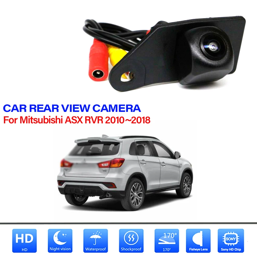 

170 Degree 1080x720P HD CCD Starlight Night Vision Vehicle Rear View Reverse Camera For Mitsubishi ASX RVR 2010~2017 2018 Car