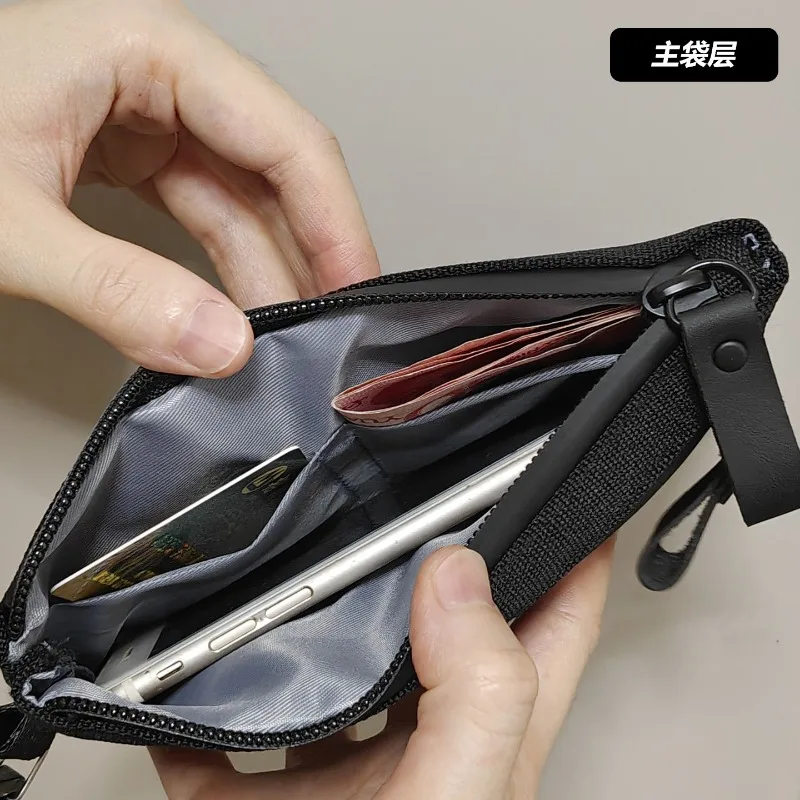야외 등산 하이킹 휴대폰 가방 지갑 ID 카드 가방 여권 걸이형 수납 가방 다기능 액세서리 파우치