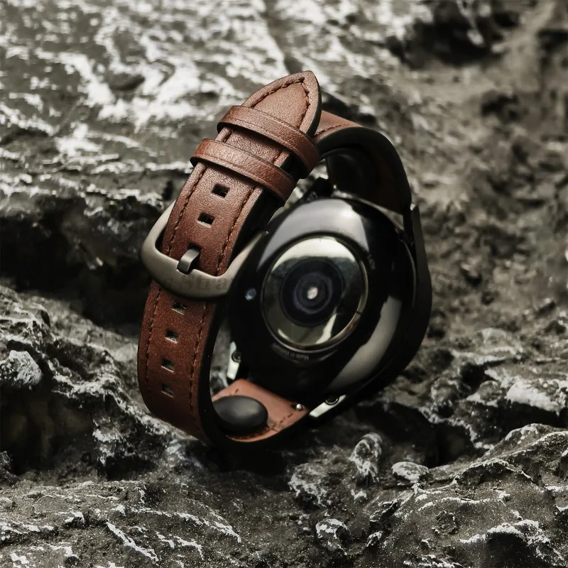 Vintage Brown Leather Watch Strap - Premium 20mm & 22mm Band