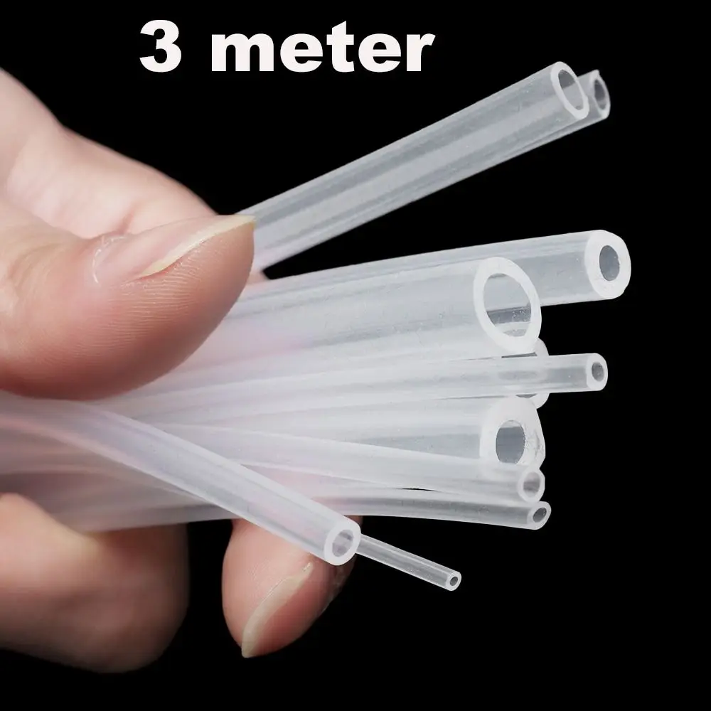 1 Meter Durable Food Grade Clear Silicone Rubber Hose - Flexible, Soft, Safe, and Essential