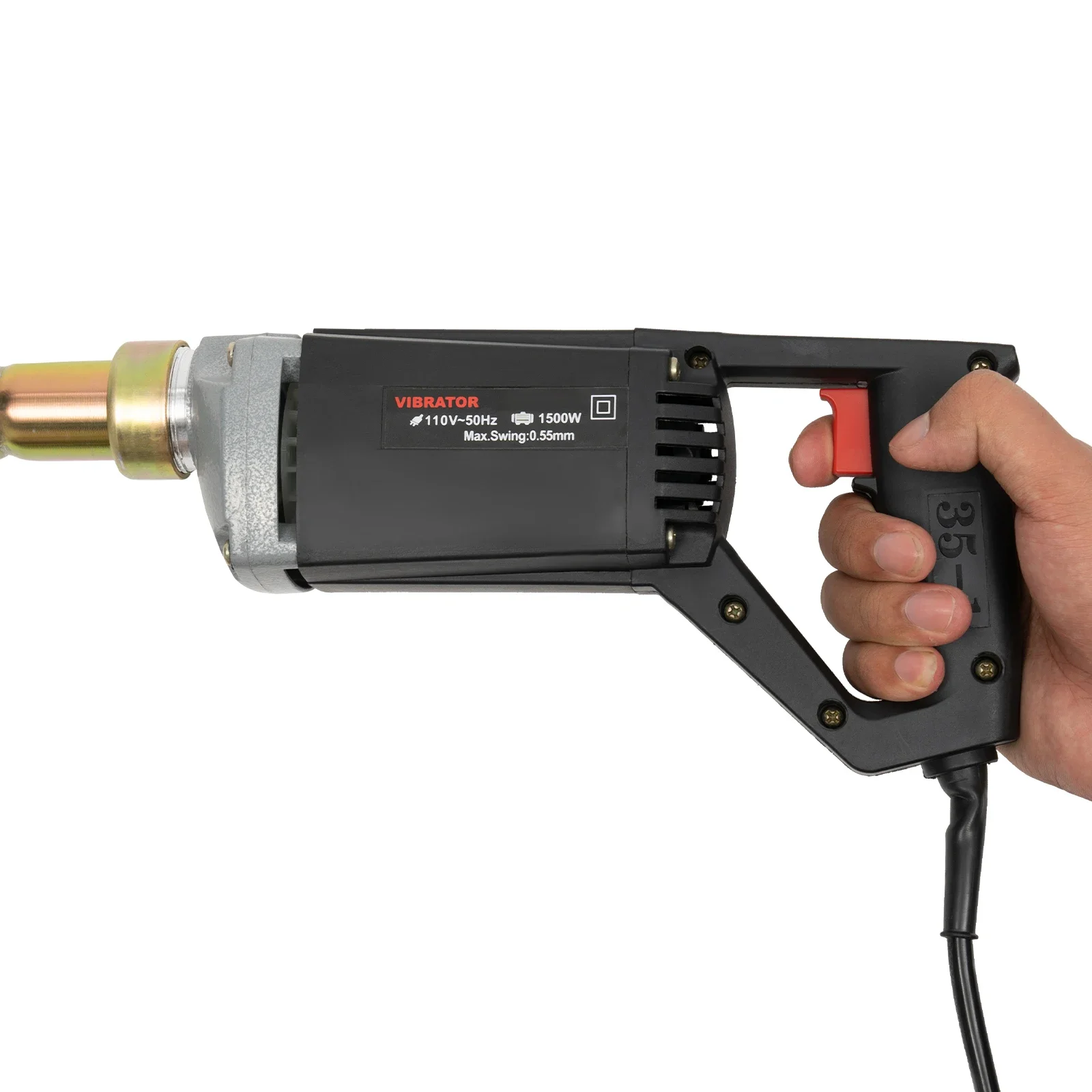 CNCESR Electric Concrete Vibrating Tool 1500W Handheld Concrete Tool Cement Vibrarator with 2m Shaft for Fences Bridges Ports