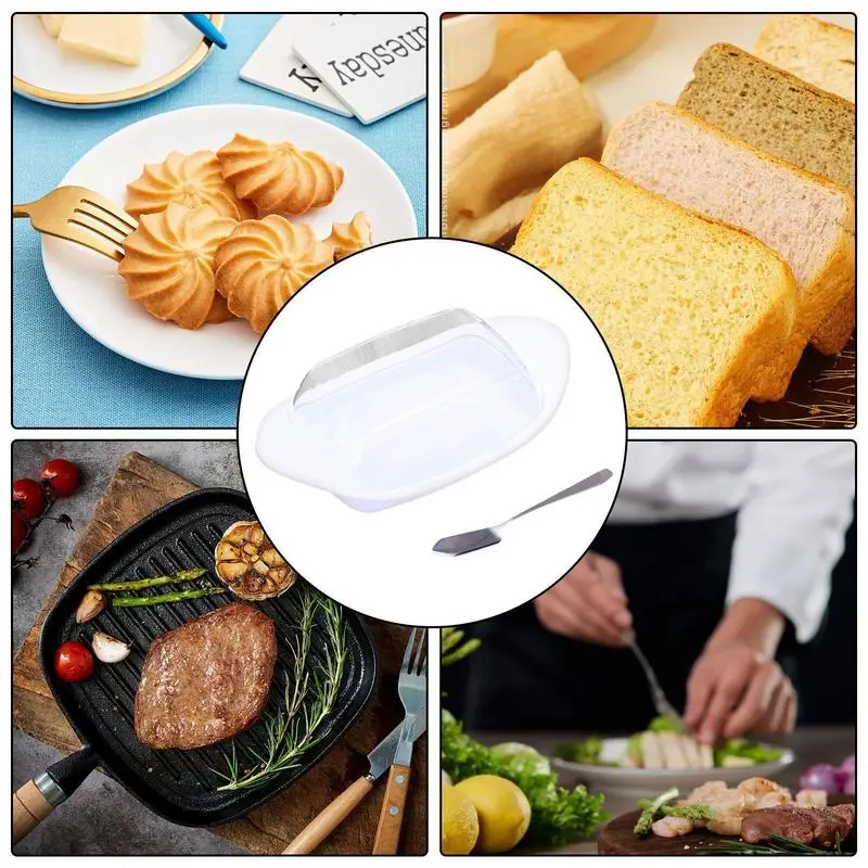 Handy Solid Butter Box Cheese Board Server Crisper Transparent Plastic  Storage Container Cheese Keeper Case Butter Cutting Mold - AliExpress