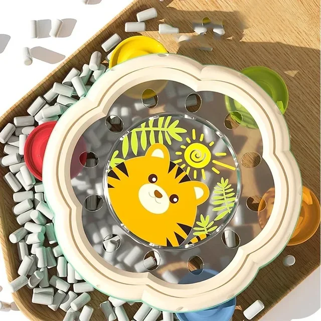 Instruments de musique pour bébé, jouets à tambour, jouets d'apprentissage Montessori pour tout-petits de 1 à 3 ans, développement précoce des mains, jouets musicaux interactifs 6