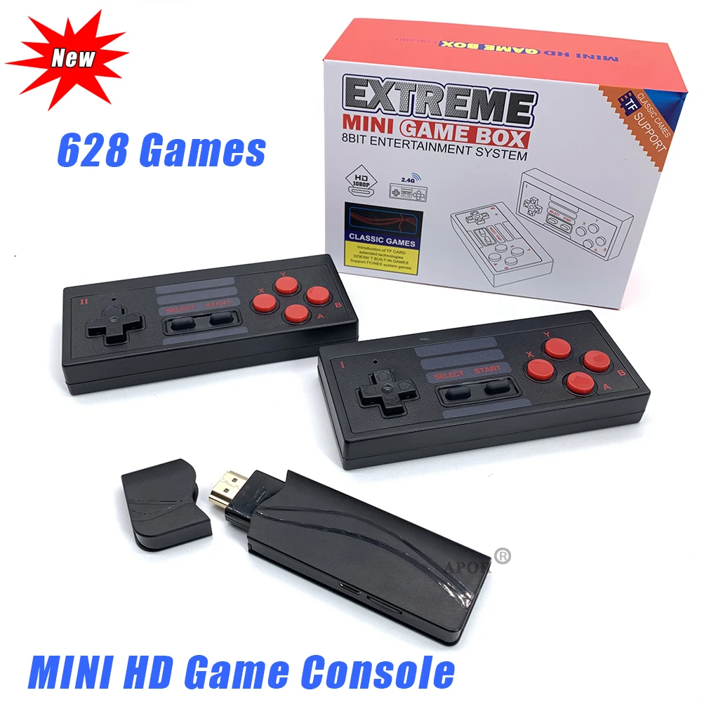 Dropshiping Game Station Console 4K Game Box With 2 Wireless Controller Player 10000+ Classic Retro Video Game HD TV BOX For PS1 