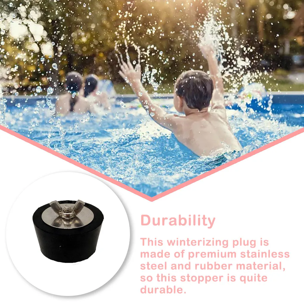 

Pool Stopper Pressure Testing Anti-freeze Winterizing Plug O-ring Filter