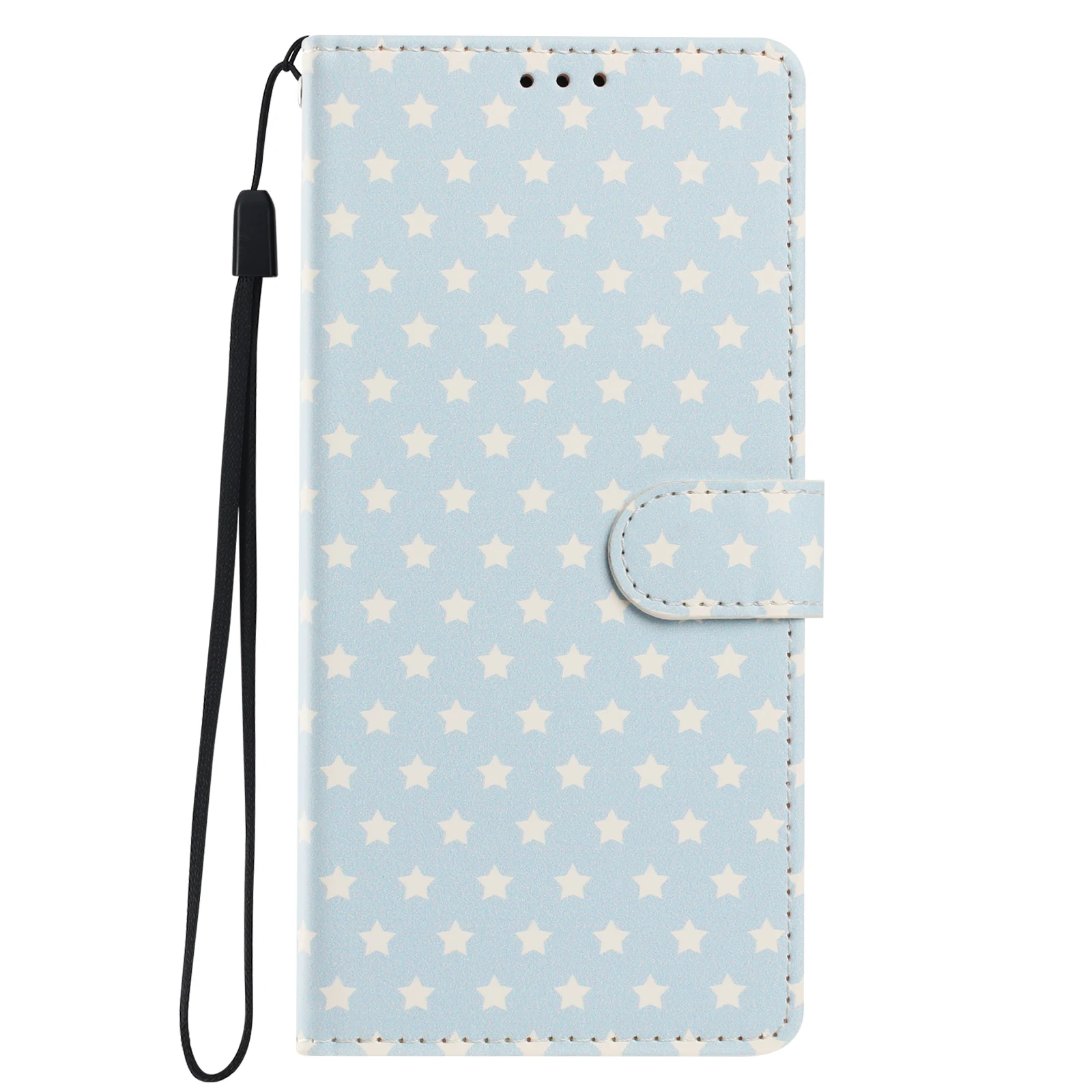 Star Leather Flip Cover Phone Case
