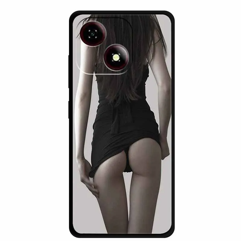Luxury Black Silicone TPU Soft Back Cover Case, Fashion Coque Shell