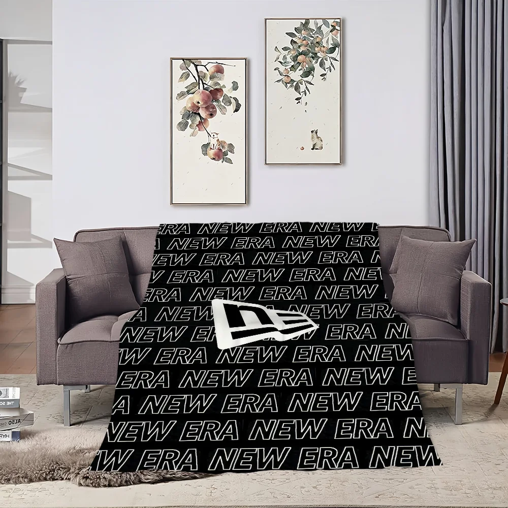 Brand Logo Blanket Plush Nap Sofa rug for Living Room N-New-S Warm Office E-Era-s Bedroom Birthday Home Travel Kid Gifts 4
