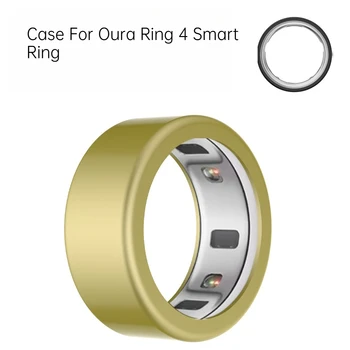 Custodia Protettiva in TPU Morbido Elettroplaccato per Oura Ring 4 Smart Ring, Anti-Caduta, Anti-Graffio, Cover Protettiva Sportiva