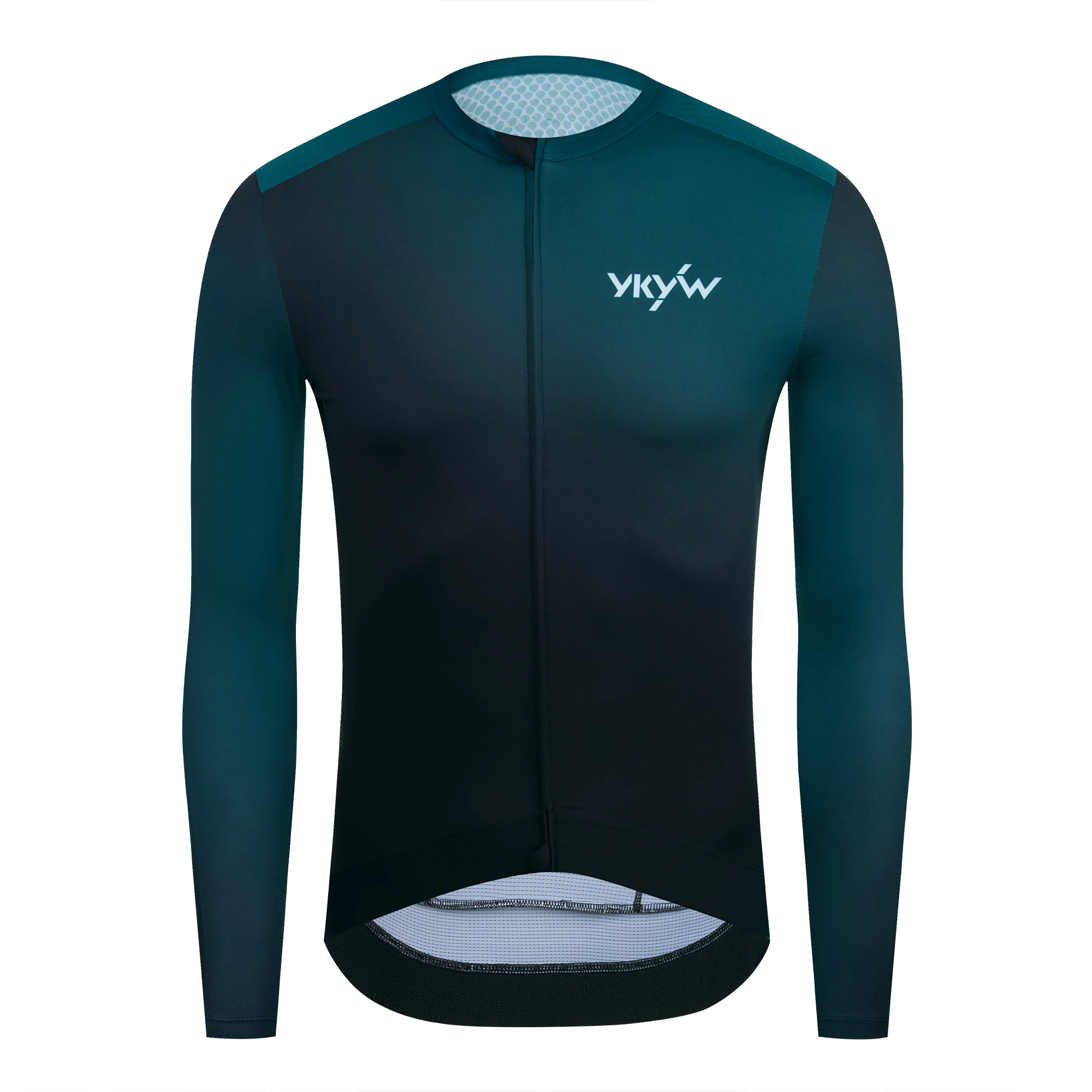 YKYWBIKE Herren Radtrikot Italien MITI Stoff Atmungsaktives Rennradshirt Frühling Herbst Modische Fahrrad Top Sportkleidung – Detail 2