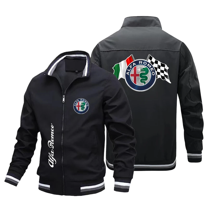 Alpha Car men's pilot jacket, classic jacket, thin jacket, baseball jacket, sports jacket, motorcycle and bicycle set