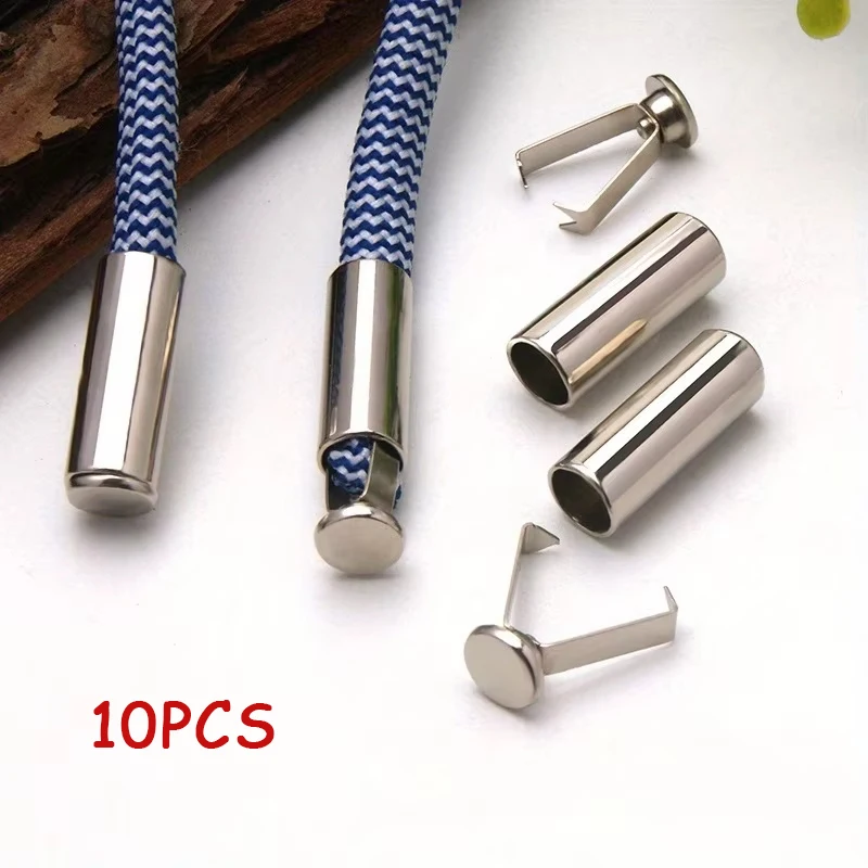 10개입 듀티 코드락 조절 가능한 금속 클립 신발끈 가방 후드티 DIY 공예용 안전 고정