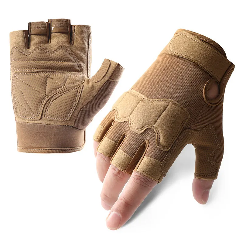 Cycling Gloves Weightlifting Gloves Men Tactical Gloves Half Finger Military Outdoor Riding Weight Lifting Training Protective Gloves Bicycle Exercise Gym