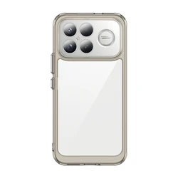 Luxury Silicone Clear Protective Case - Shockproof Design for Enhanced Durability and Style (Gray)