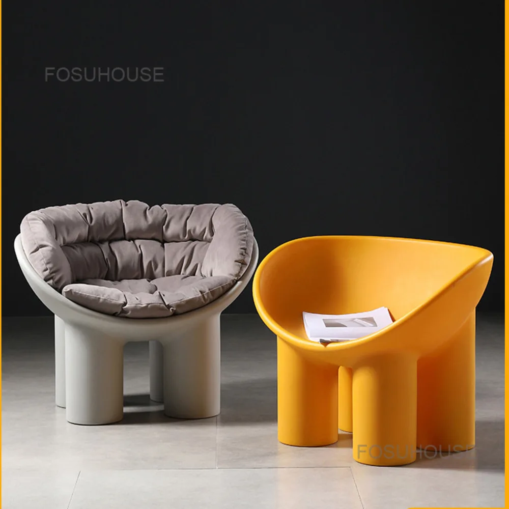 Nordic Designer Elephant Leg Living Room Chairs Ins Single Sofa Chair Creative Outdoor Leisure