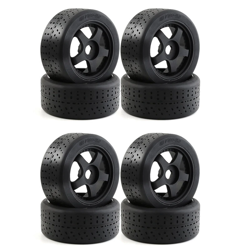 

12Pcs 100X42mm 5-Spoke Tire Tyre 17Mm Wheel Hex For Arrma 1/7 Infraction Felony Limitless RC Car Upgrade Parts