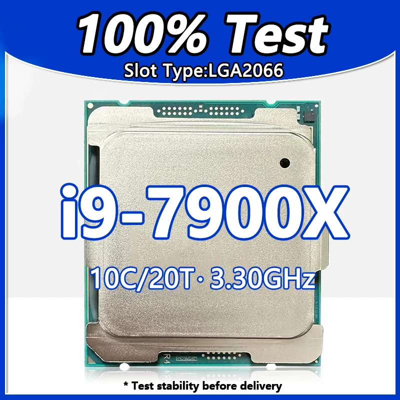 Core i9-7900X CPU 10-Cores 20-Threads 3.30GHz 13.75MB 140W DDR4