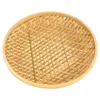Fruits Basket Bamboo Woven Snack Plate Storage (large Size) Decorative Desktop Tray Manual Serving Food 4