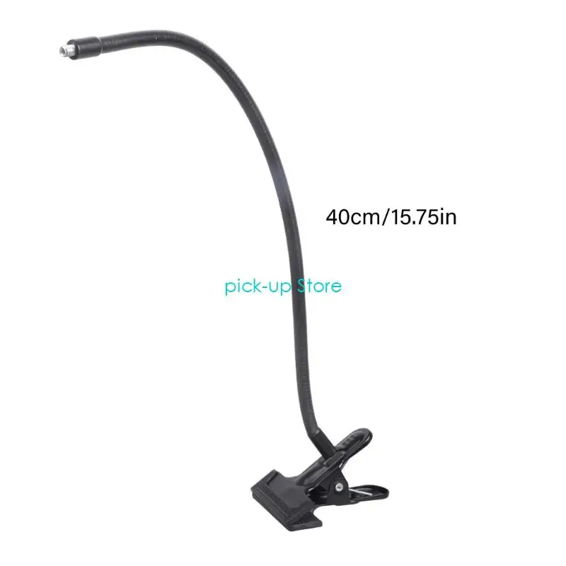 Q5WA 40cm 구부릴 수 있는 암이 있는 다중 위치 카메라 클램프 1/4 던지기 장치용 360 조정 가능한 헤드 사진 지원 암