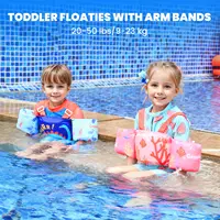 Baby Float Cartoon Arm Sleeve Swimsuit Foam Safety Adjustable Life Jacket Swimming Training Floating Pool Float Swimming Ring 2