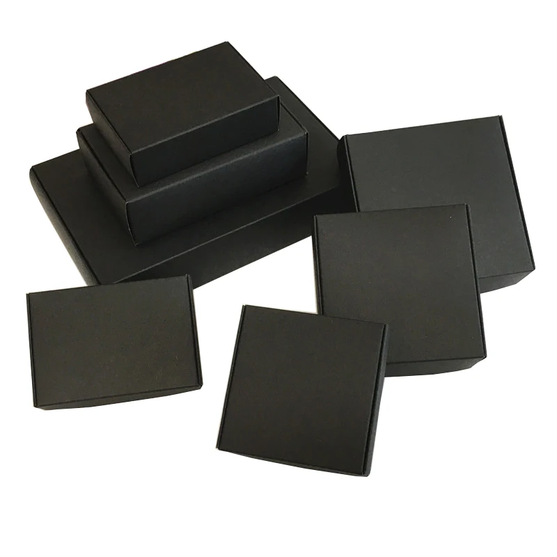 thumbnail image 1 of 50 cajas de embalaje Kraft cuadradas y bonitas de varios tamaños, suministros para recuerdos de bodas, cajas de regalo de chocolate y dulces hechas a mano, 1 of 5