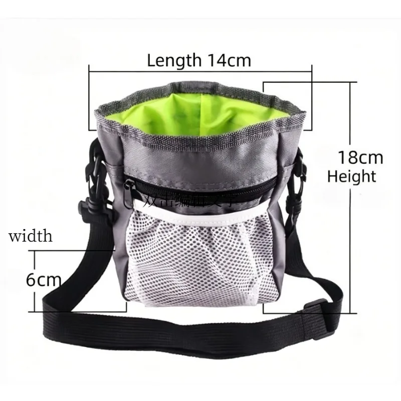Marsupio per Addestramento Animali Domestici, Borsa Porta Snack per Cani, Borsa per Premi e Cibo per Cani, Borsa per Alimentazione e Stoccaggio all'Aperto - immagine 5
