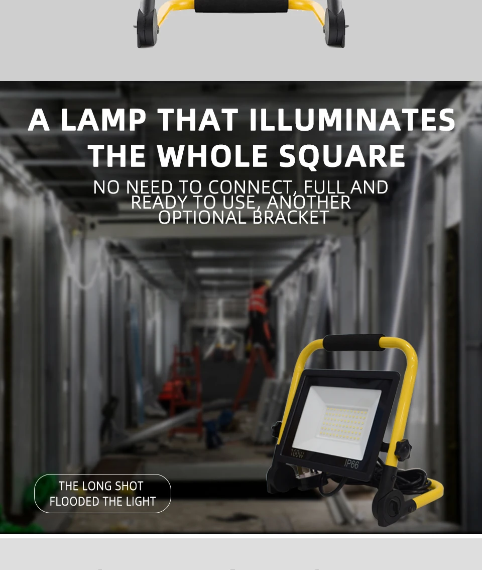 Portable Work Light with 10FT Cord LED Floodlight Sa89b9bf2125549c9baef1820a7dd24b3G