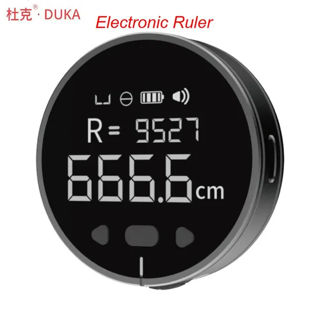 DUKA Little Q Electronic Ruler (Atuman) Tape HD LCD Screen Long Standby Rechargeable Ruler 1