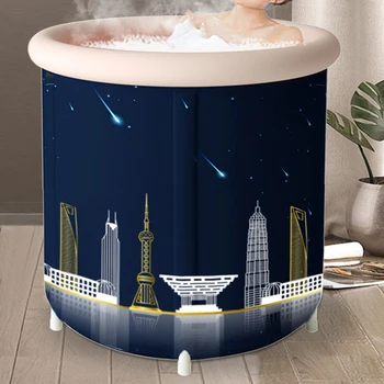 대형 성인 휴대용 접이식 욕조, 반신 샤워, 이동식 발 욕조, 욕실 용품, YX50FB