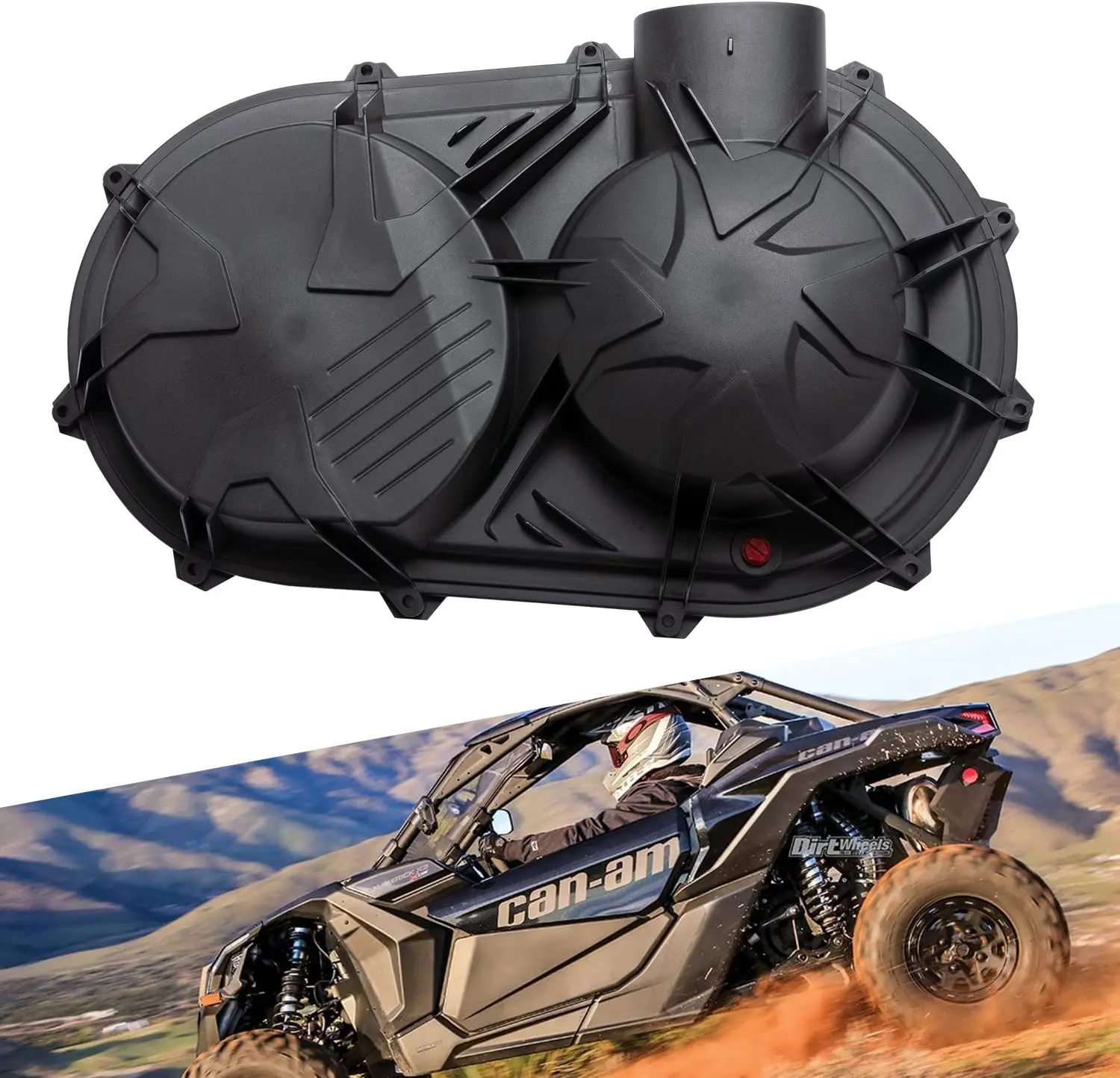 Outer Clutch Cover CVT Variator Clutch Plate Housing Belt Cover for